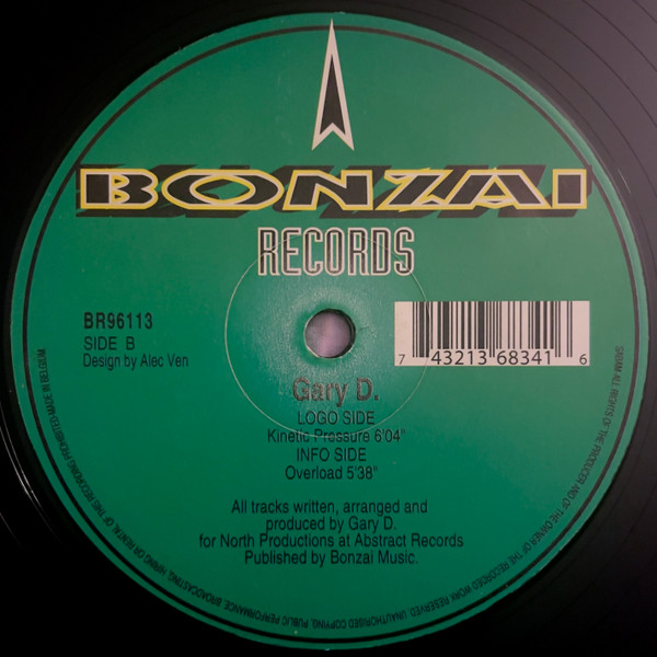 Gary D. - Kinetic Pressure | Bonzai Records (BR96113) - 3