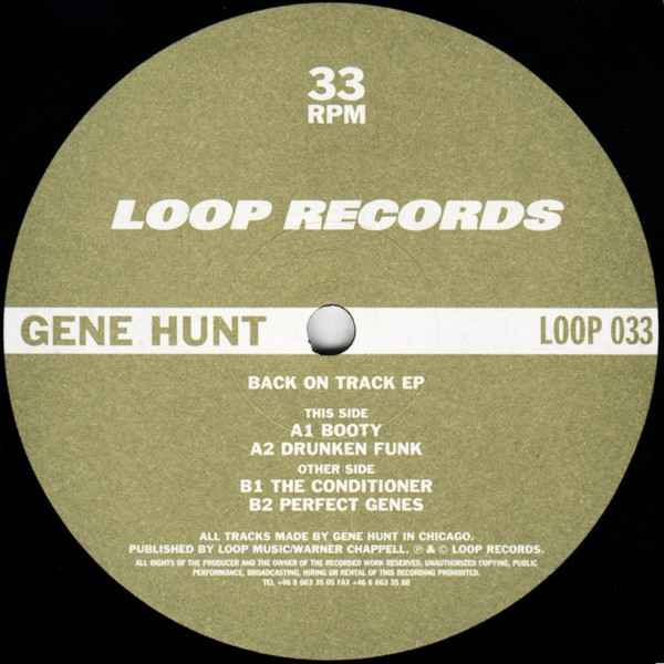 Gene Hunt - Back On Track EP | Loop Records (LOOP 033)