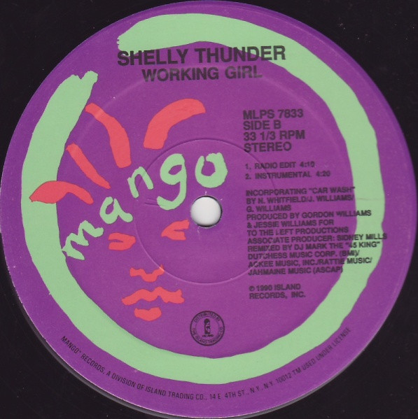 Shelly Thunder - Working Girl | Mango (MLPS 7833)