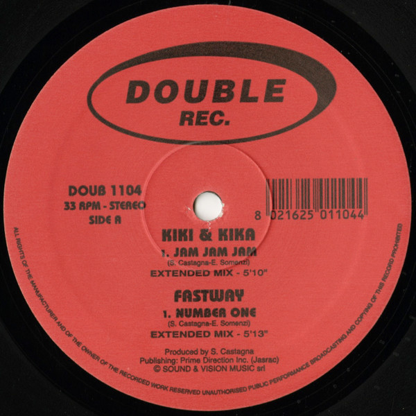 Kiki & Kika / Fastway / Christine - Jam Jam Jam / Number One / Back Into My Arms / Into My Light | Double Rec. (DOUB 1104) Kiki & Kika / Fastway / Christine - Jam Jam Jam / Number One / Back Into My Arms / Into My Light | Double Rec. (DOUB 1104)
