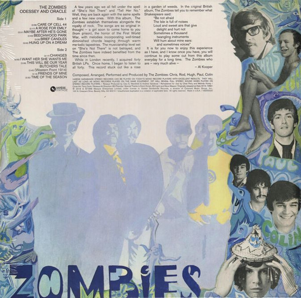 The Zombies - Odessey And Oracle | Varèse Vintage (VSD00020) - 2