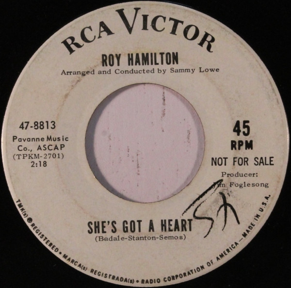 Roy Hamilton - The Impossible Dream (The Quest) / She's Got A Heart | RCA Victor (47-8813) - 2
