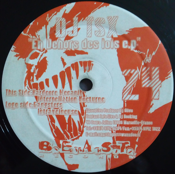 DJ TSX - En Dehors Des Lois E.P | B.E.A.S.T. Records (BEAST 24)