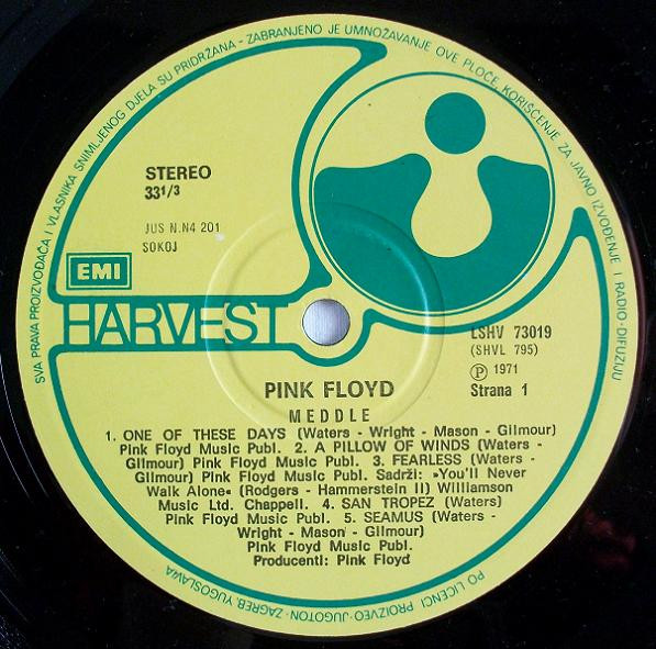 Pink Floyd - Meddle | Jugoton (LSHV 73019) - 4