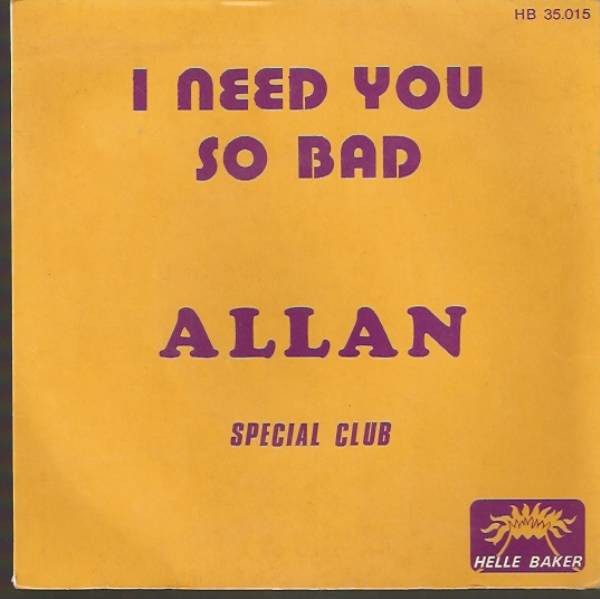 Allan - I Need You So Bad | Helle Baker (HB 35.015) - main
