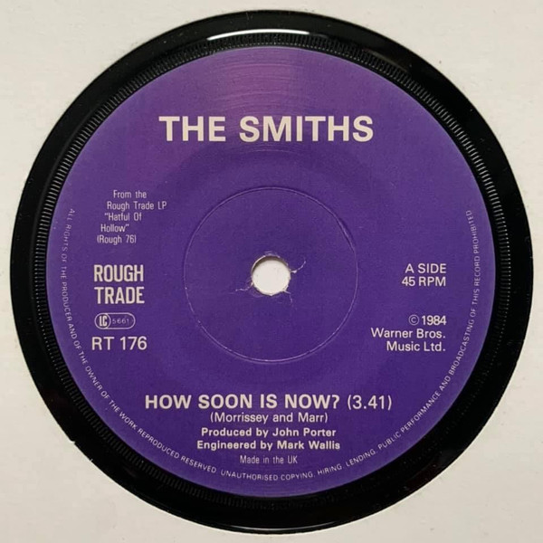 The Smiths - How Soon Is Now? | Rough Trade (RT 176)