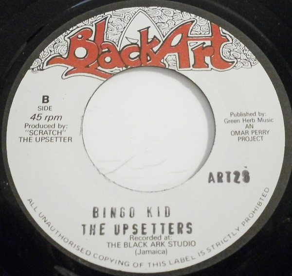 Junior Murvin / The Upsetters - Philistines On The Land / Bingo Kid | Black Art (ART 26) - 2