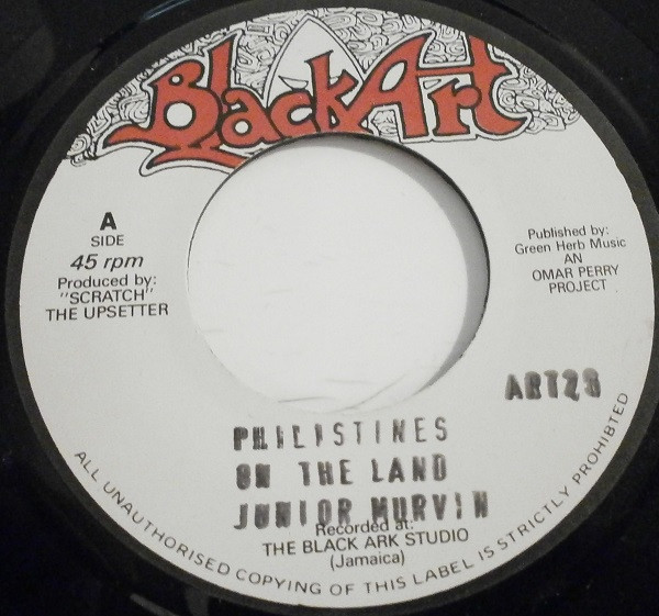 Junior Murvin / The Upsetters - Philistines On The Land / Bingo Kid | Black Art (ART 26)