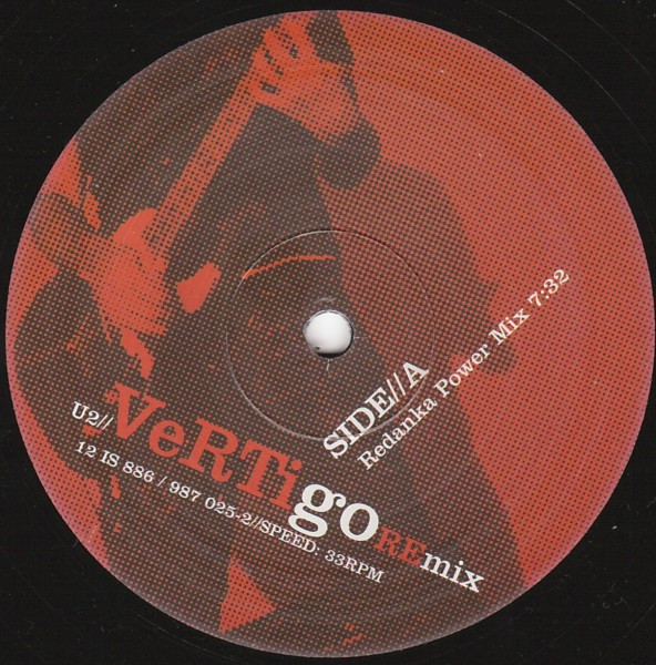U2 - Vertigo (Remix) | Island Records (12 IS 886)