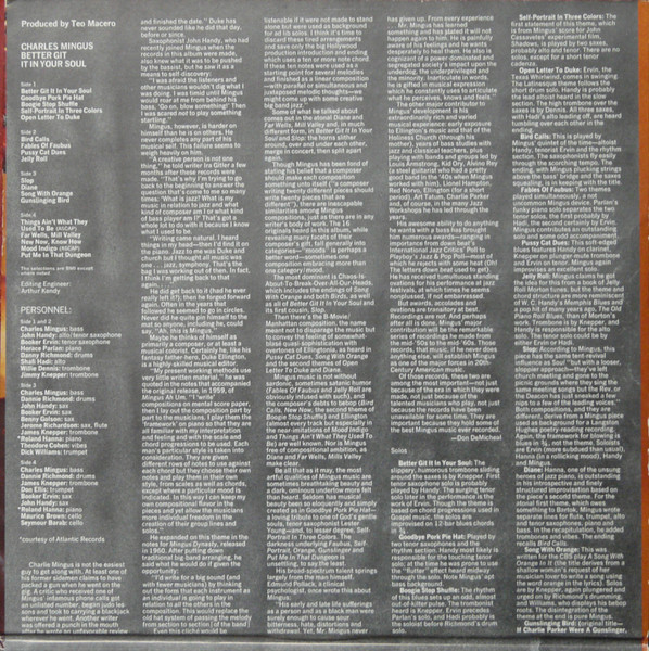 Charles Mingus - Better Git It In Your Soul | Columbia (CG 30628) - 2
