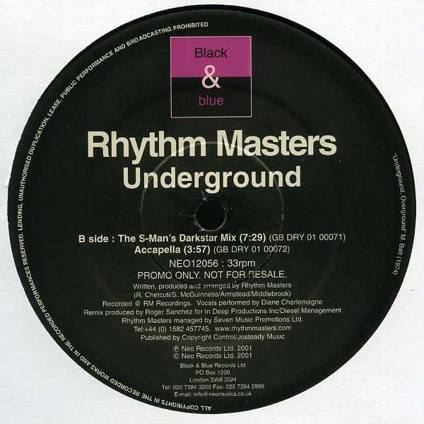 Rhythm Masters - Underground | Black & Blue (NEO12056) - 2