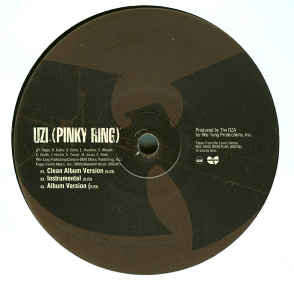 Wu-Tang Clan - Uzi (Pinky Ring) / Ya'll Been Warned | Loud Records (44 79687) - 2