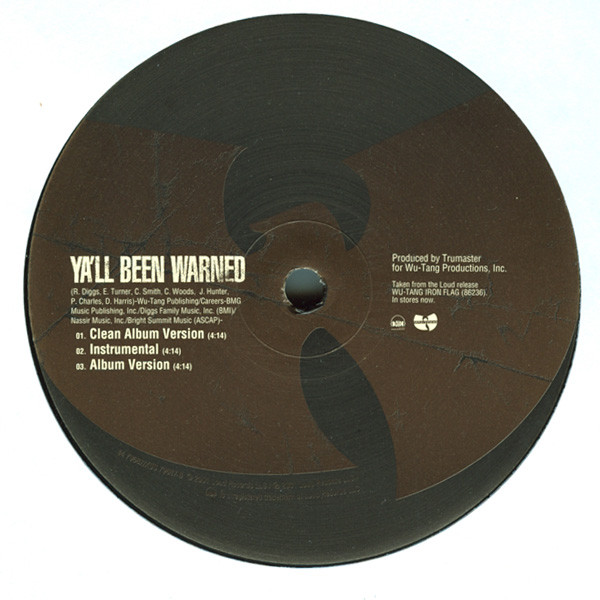 Wu-Tang Clan - Uzi (Pinky Ring) / Ya'll Been Warned | Loud Records (44 79687) - 3