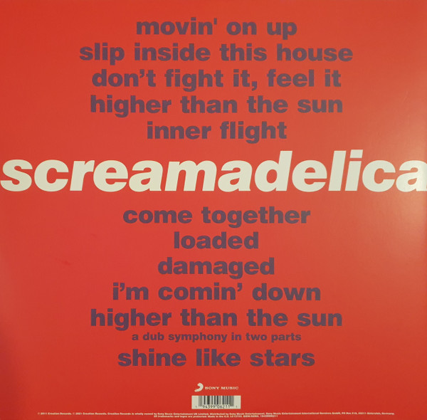 Primal Scream - Screamadelica | Sony Music (19439906211) - 2