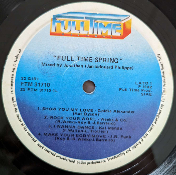 Various - Full Time Spring | Full Time Records (FTM 31710) - 3 Various - Full Time Spring | Full Time Records (FTM 31710) - 3