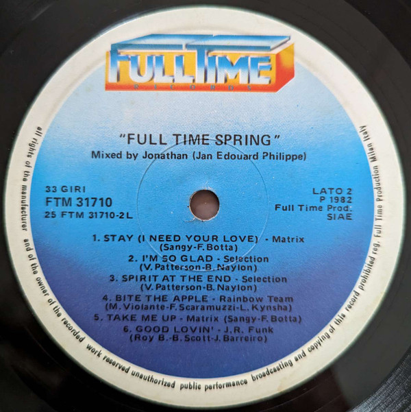 Various - Full Time Spring | Full Time Records (FTM 31710) - 4 Various - Full Time Spring | Full Time Records (FTM 31710) - 4