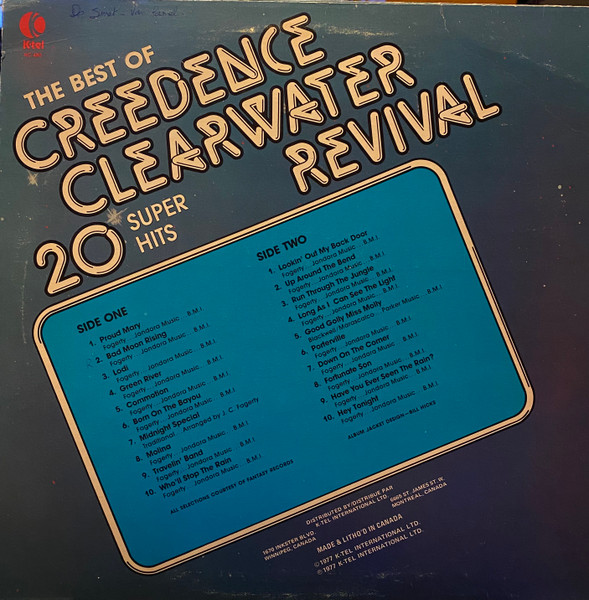 Creedence Clearwater Revival - The Best Of Creedence Clearwater Revival | K-Tel (NC-480) - 2 Creedence Clearwater Revival - The Best Of Creedence Clearwater Revival | K-Tel (NC-480) - 2