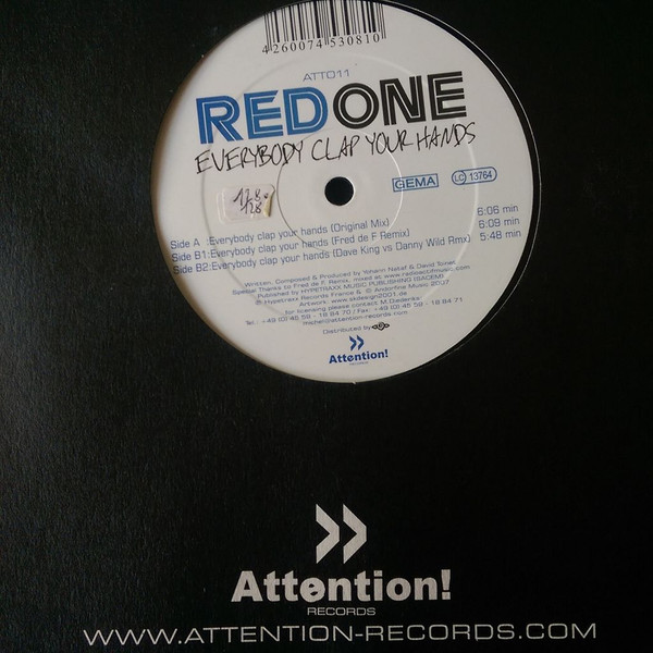 Red One - Everybody Clap Your Hands | Attention! Music Recordings (ATT011) Red One - Everybody Clap Your Hands | Attention! Music Recordings (ATT011)