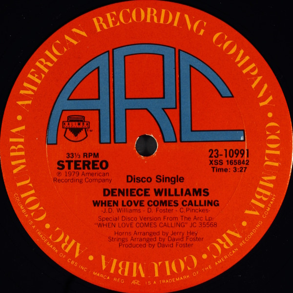 Deniece Williams - When Love Comes Calling / I've Got The Next Dance | ARC (23-10991)