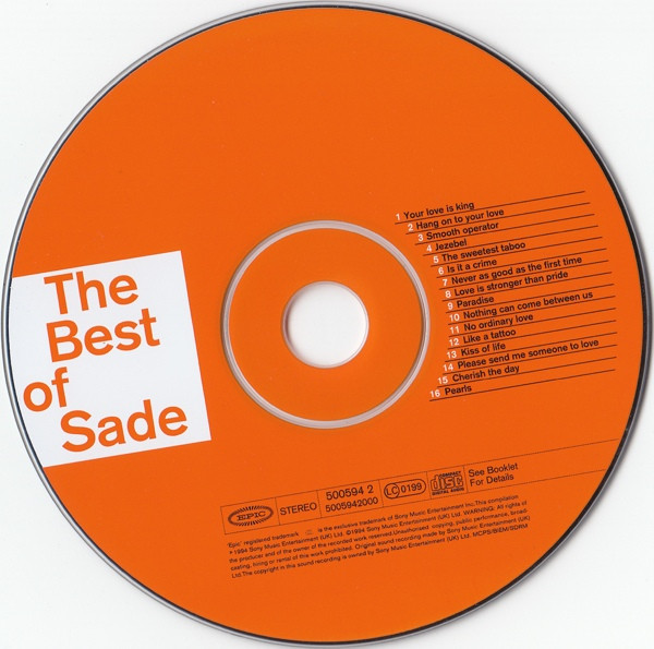 Sade - The Best Of Sade | Epic (500594 2) - 3