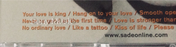 Sade - The Best Of Sade | Epic (500594 2) - 16