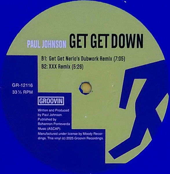 Paul Johnson - Get Get Down | Groovin Recordings (GR-12116) - 4