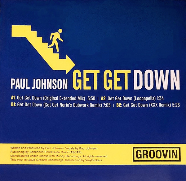 Paul Johnson - Get Get Down | Groovin Recordings (GR-12116) - 2