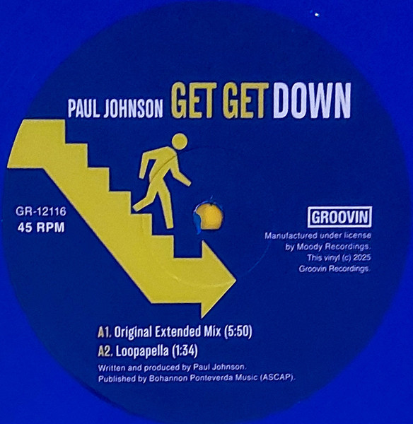 Paul Johnson - Get Get Down | Groovin Recordings (GR-12116) - 3