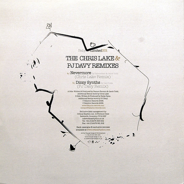 Various - Nevermore / Dizzy Synths (Remixes) | Babylon Limited (BABLTD001) - 2