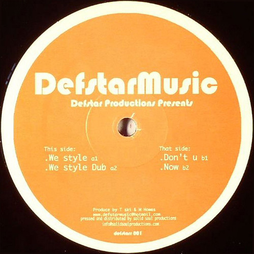 Trevor Loveys and Martin Howes - We Style | Defstar Music (defstarr 001) - 2