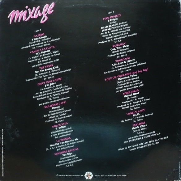 Various - Mixage | Baby Records (BR 56051)