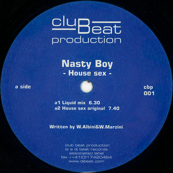 Nasty Boy - House Sex / Beach | Club Beat Production (cbp 001)