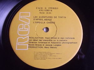 Various - Les Aventures De Tintin : L'Oreille Cassée | RCA (KXL1-0351) - 4