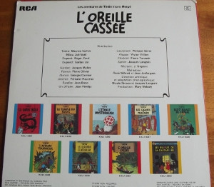 Various - Les Aventures De Tintin : L'Oreille Cassée | RCA (KXL1-0351) - 2