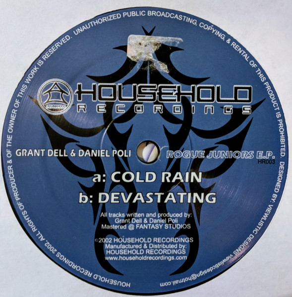 Grant Dell & Daniel Poli - Rogue Juniors E.P. | Household Recordings (HR 003)