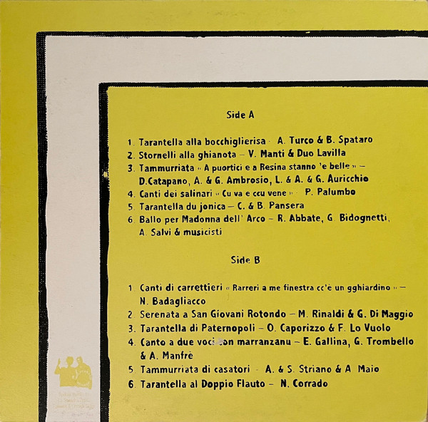 Various - Pietre Preziose E Oro Fino - Old Music & Folksongs From South Italia | Moi J'Connais Records (MJCR007) - 2