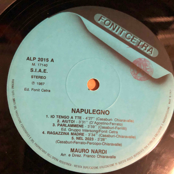 Mauro Nardi - Napulegno | Fonit Cetra (ALP 2015) - 4