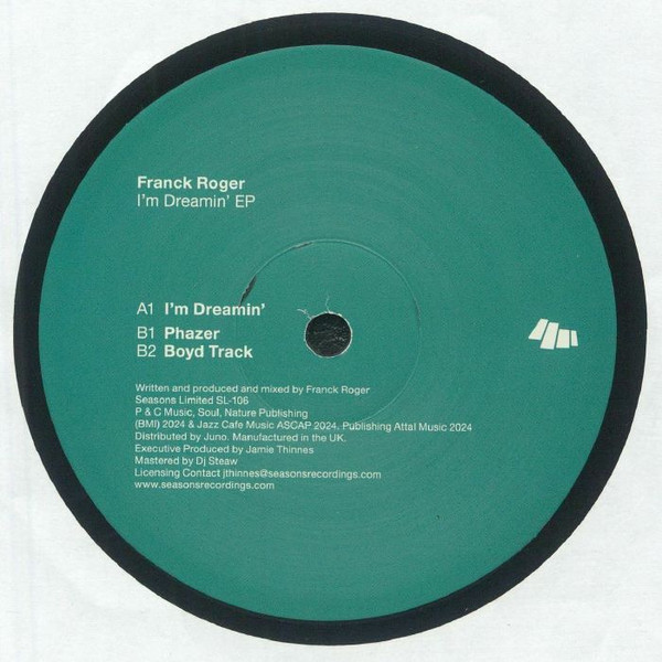 Franck Roger - I'm Dreamin' EP | Seasons Limited (SL-106)