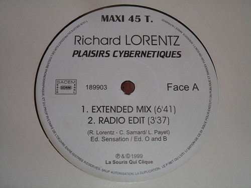 Richard Lorentz - Plaisirs Cybernetiques | La Souris Qui Clique (189903) - main
