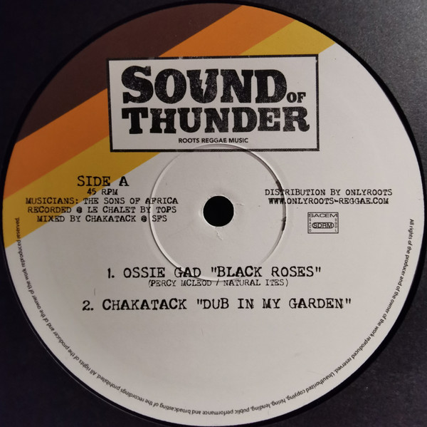 Ossie Gad , The Sons Of Africa - Black Roses | Sound Of Thunder (SOT1201)