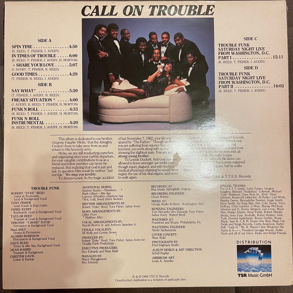 Trouble Funk - In Times Of Trouble | T.T.E.D. Records (TSR 230101) - 2 Trouble Funk - In Times Of Trouble | T.T.E.D. Records (TSR 230101) - 2