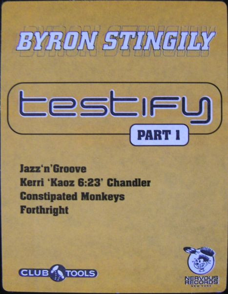 Byron Stingily - Testify (Part 1) | Club Tools (006481-0 CLU) - main