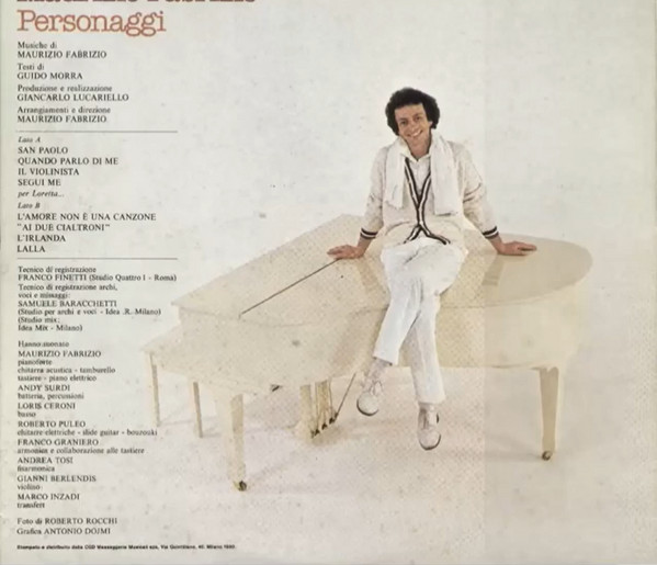 Maurizio Fabrizio - Personaggi | Come Il Vento (CDE 20221) - 2