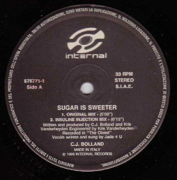 CJ Bolland - Sugar Is Sweeter | Internal (575771-1) - main