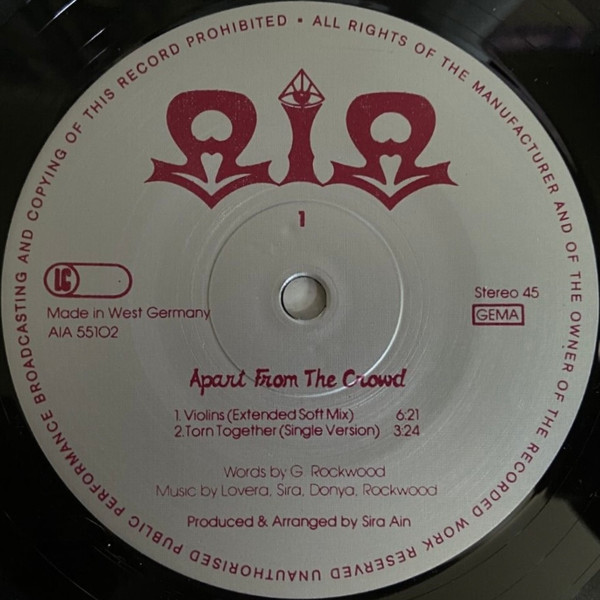 Apart From The Crowd - Violins | AIA (AIA 55102) - 4