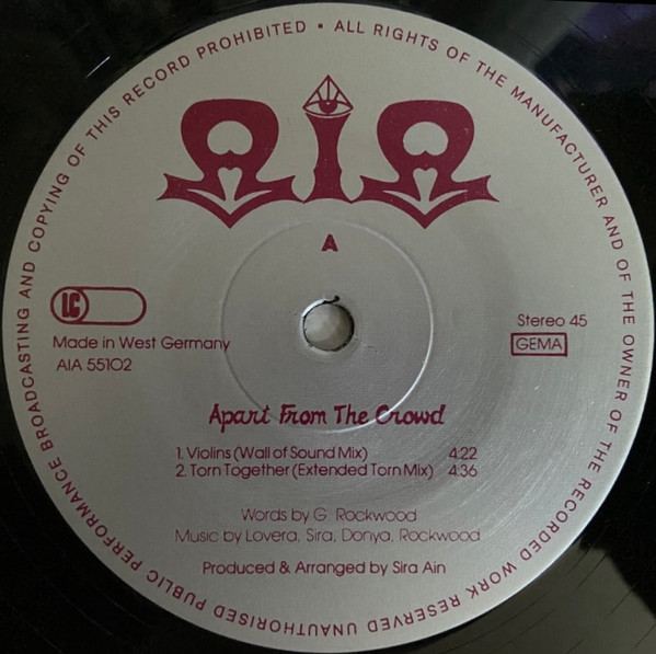 Apart From The Crowd - Violins | AIA (AIA 55102) - 3