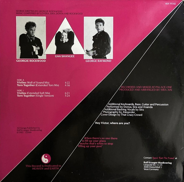 Apart From The Crowd - Violins | AIA (AIA 55102) - 2