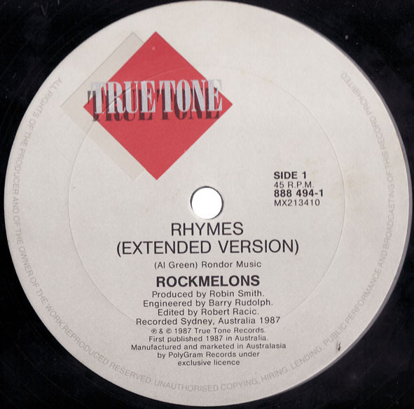 The Rockmelons - Rhymes | Truetone Records (888 494-1) - 2 The Rockmelons - Rhymes | Truetone Records (888 494-1) - 2