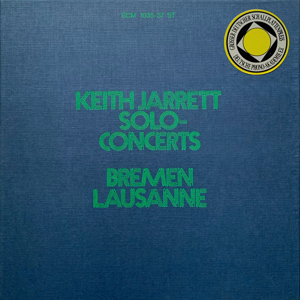 Keith Jarrett - Solo Concerts: Bremen / Lausanne | ECM Records (ECM 1035-37 ST) - main