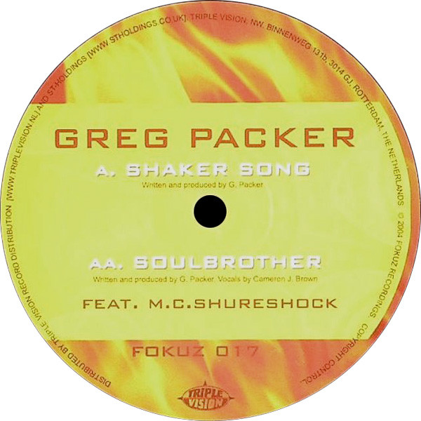 Greg Packer - Shaker Song / Soulbrother | Fokuz Recordings (FOKUZ 017)